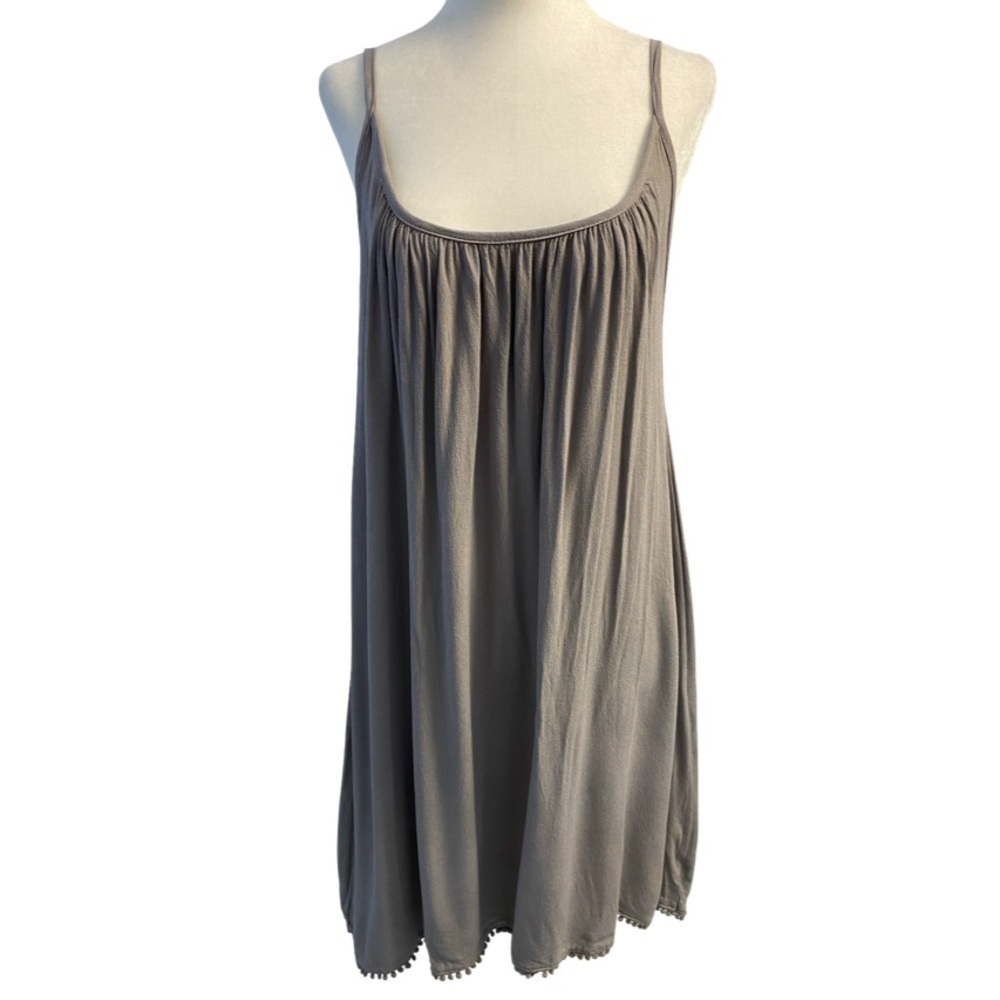 Don't Ask Why Grey Spaghetti Strap Dress One Size Fits Like M Made In Italy